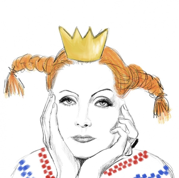 Stay true to your inner Pippi and be a queen in the group All artworks / at NOA Gallery (100135_Queen )